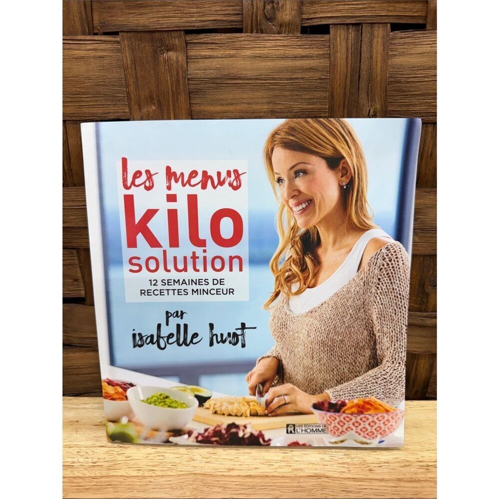 Les Menus Kilo Solution by Isabelle Huot - White & Red Cover